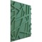 Ekena Millwork 19 5/8in. W x 19 5/8in. H Evergreen EnduraWall Decorative 3D Wall Panel Covers 2.67 Sq. Ft. WP20X20EGFSM - alternate 4